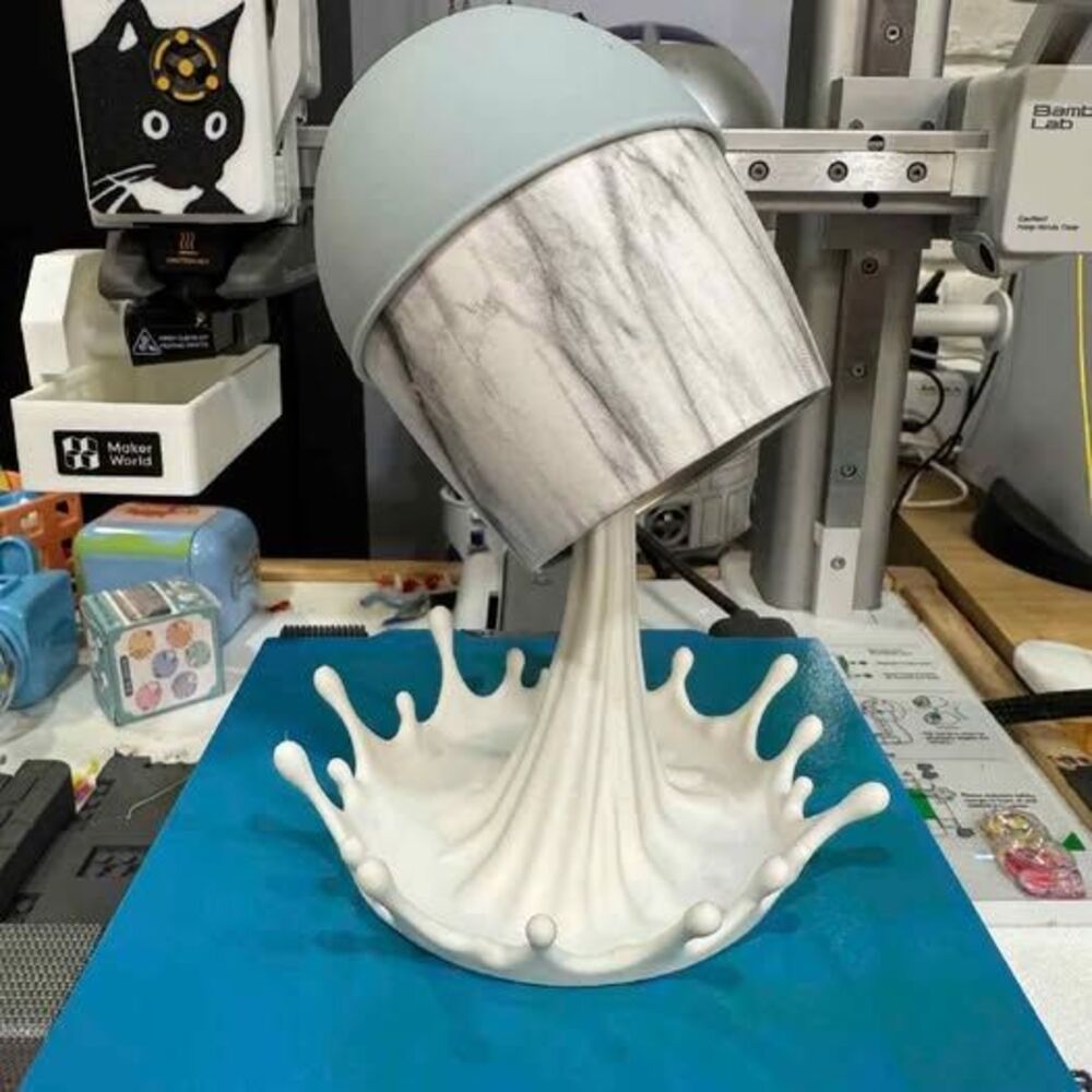 3D Printed Milk Splash Mug Holder